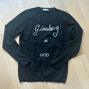 Bella Freud Ginsberg I’d God Black Sweater M